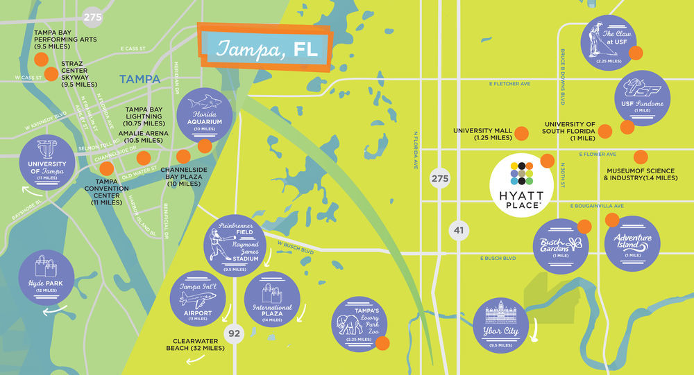 Hyatt Place Busch Gardens 3* Tampa